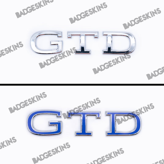 VW - MK8 - GTD - Rear Badge Overlay