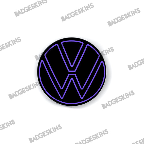 VW - MK8 - Golf - Rear VW Pin-Stripe Emblem Overlay