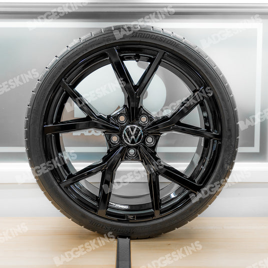 VW - MK8 - Golf R - Wheel - 19" Estoril Wheel Blackout Overlay
