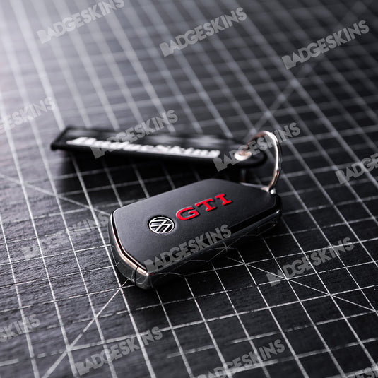 Schlüsselfolie in Carbonoptik VW Golf 8 GTI inkl. GTI Logo