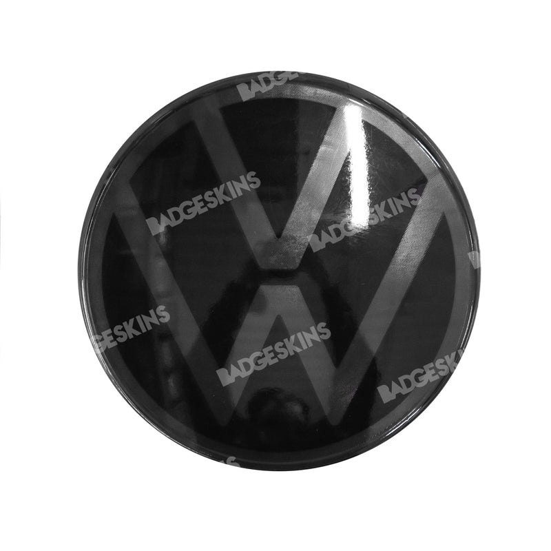 Load image into Gallery viewer, VW - MK7.5 - Golf - Front Smooth 1pc Tinted VW Emblem Overlay
